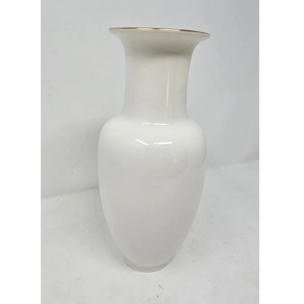 Vtg large Japanese fine china vase orchids porcelain‎ Grandmacore Regencycore
